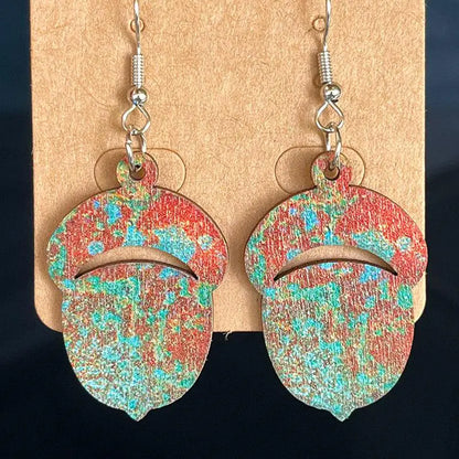 Pendientes huecos retro