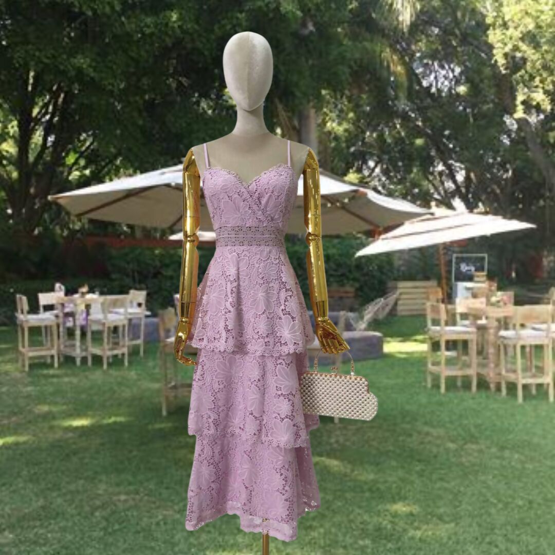 Vestido Midi Encaje