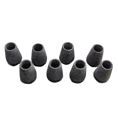 Set de 8 tequileros de Piedra volcánica de 2oz (59ml)