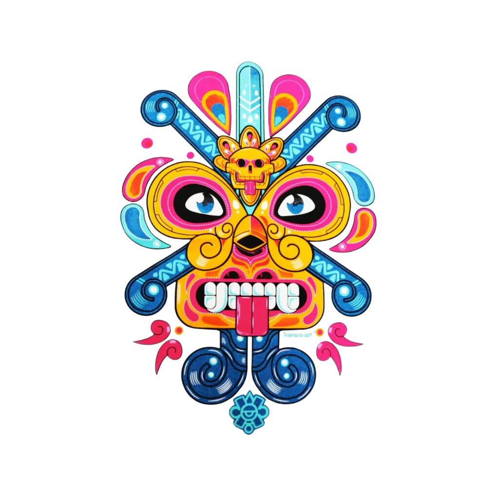 Mictlán Boy Playera para Hombre