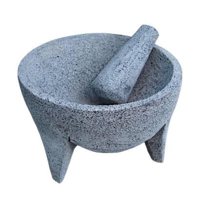 Molcajete Gigante Jumbo con 39cm/15.3in de Diámetro 8L (270.5oz) de salsa Excelente opción para Restaurantes