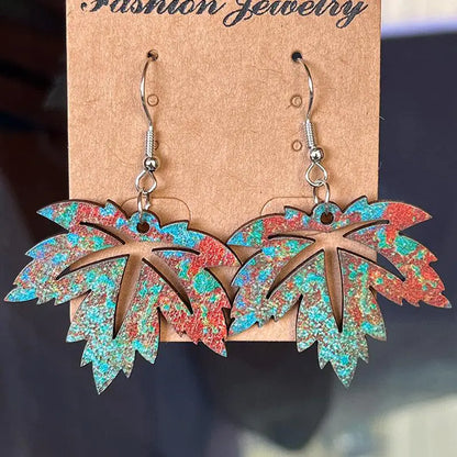 Pendientes huecos retro