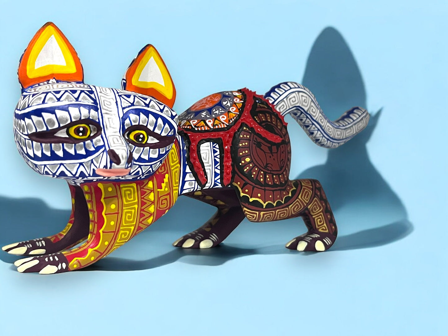 Alebrije de Gato Mágico