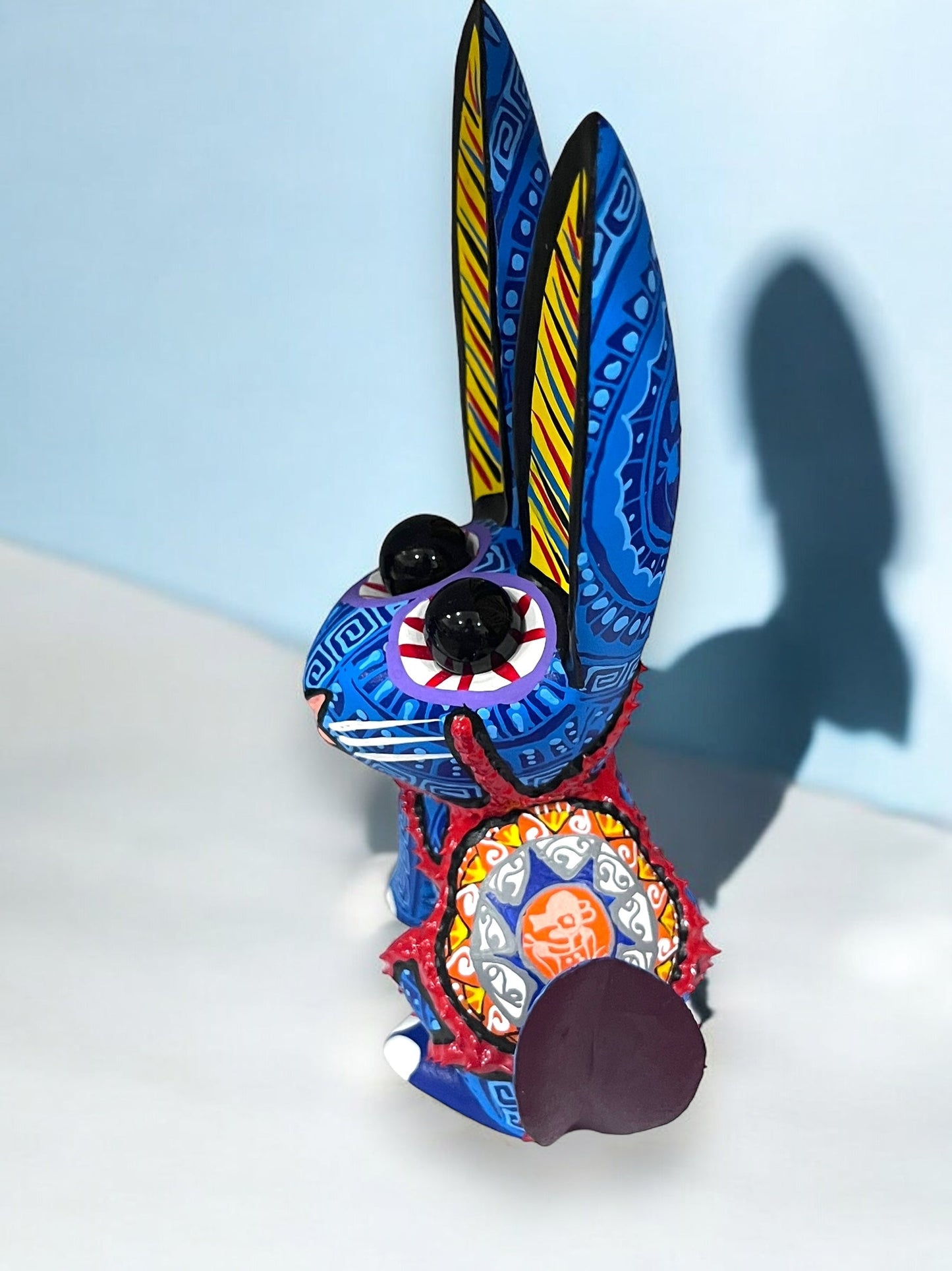 Alebrije de Conejo Azul