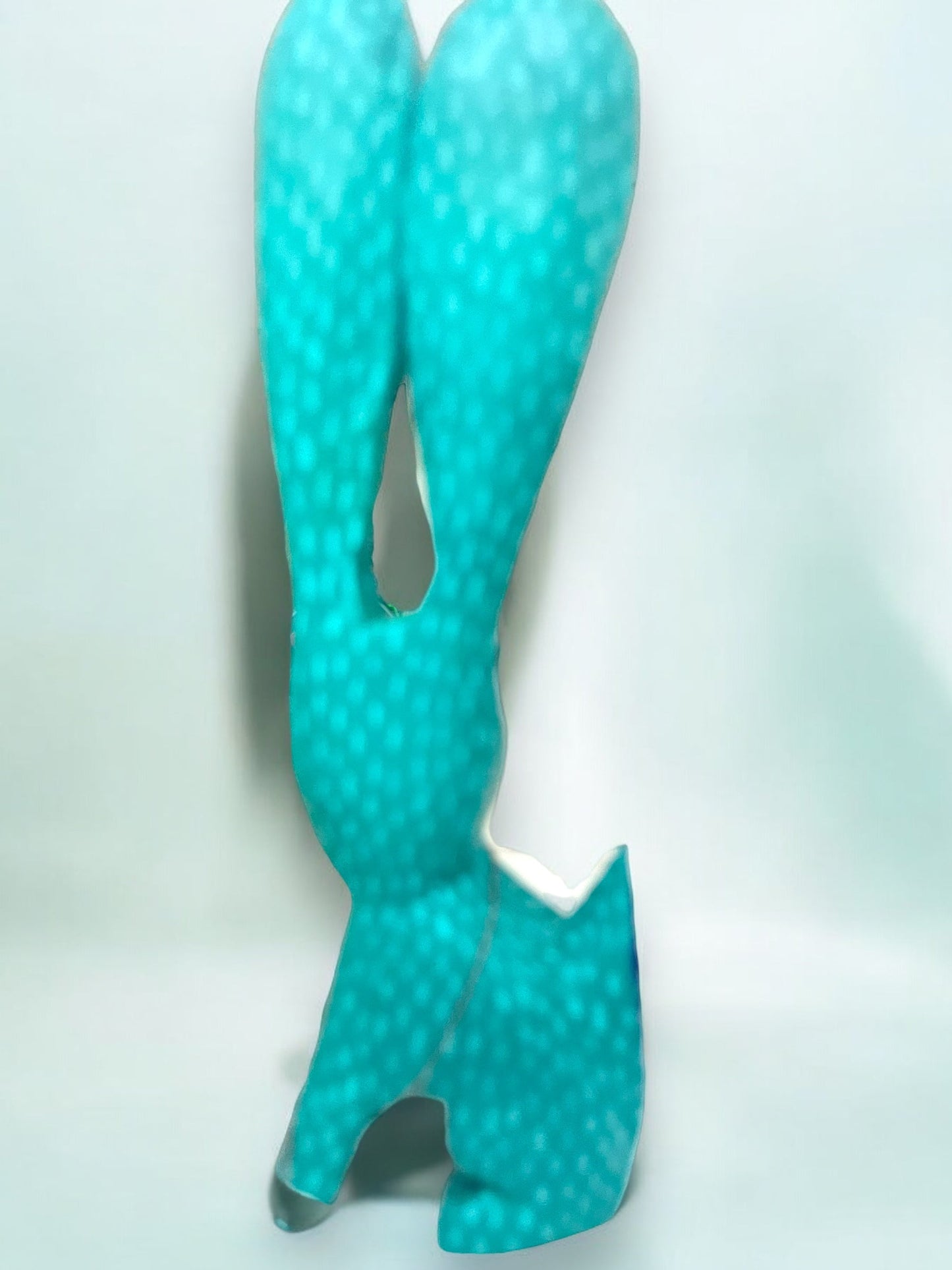 Alebrije de Conejo Azul con Orejas Largas