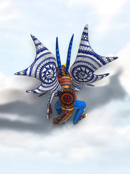 Dragón Alebrije Artesanal de Madera