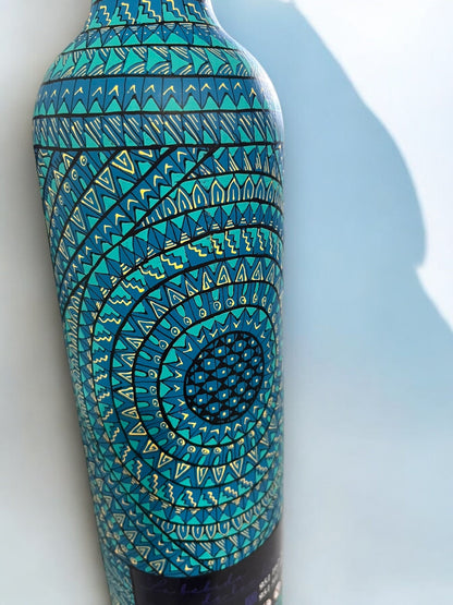 Mezcal Artesanal "La Maruta" (Diseño Turquesa)