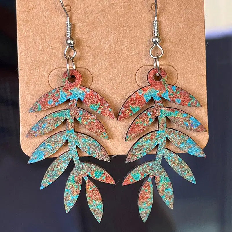 Pendientes huecos retro