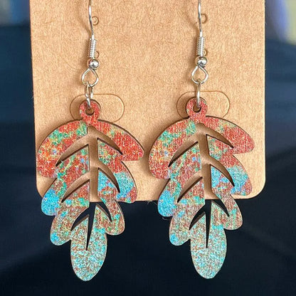 Pendientes huecos retro